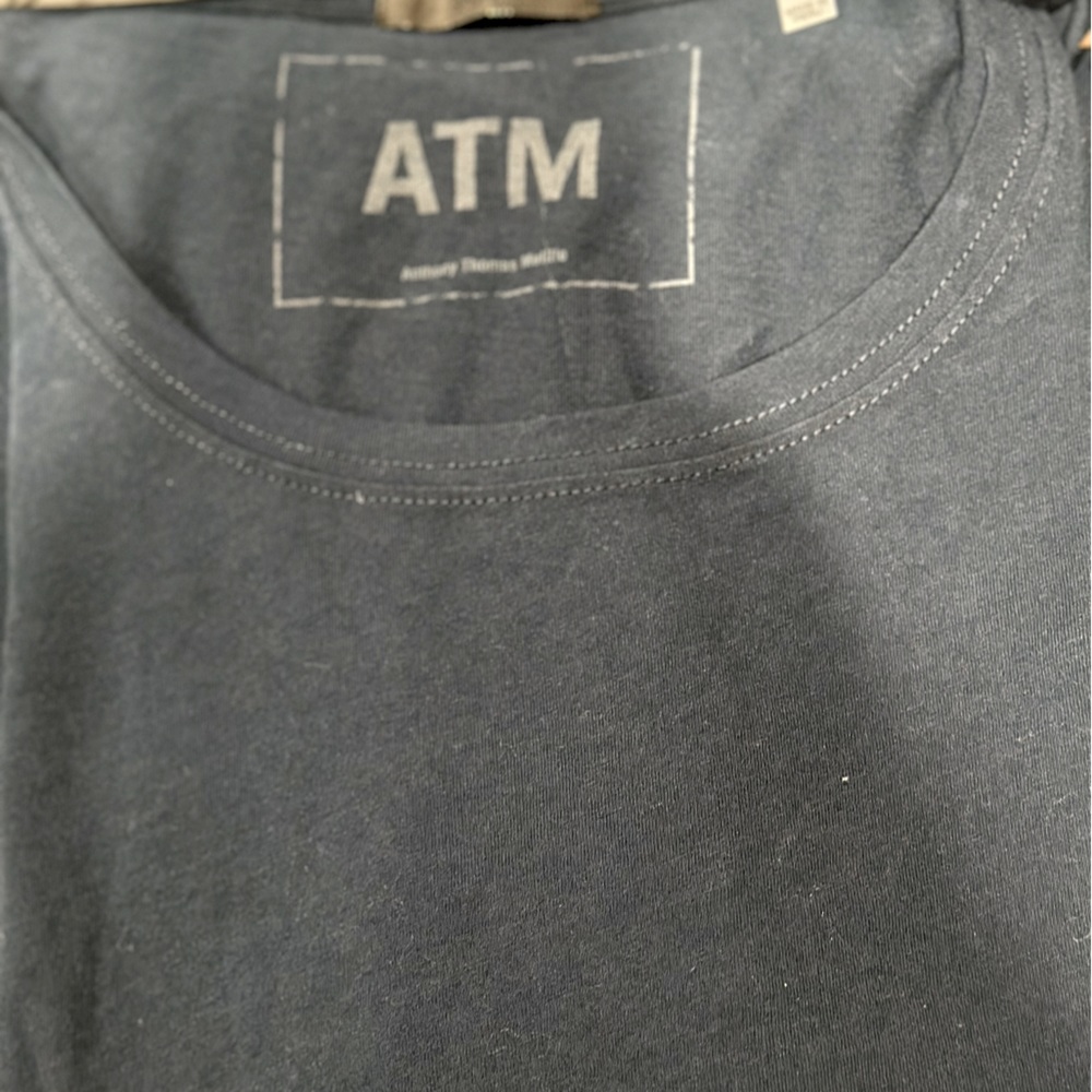 ATM Anthony Thomas Melillo Jersey Crewneck new  color : navy blue‎ - Picture 9 of 9
